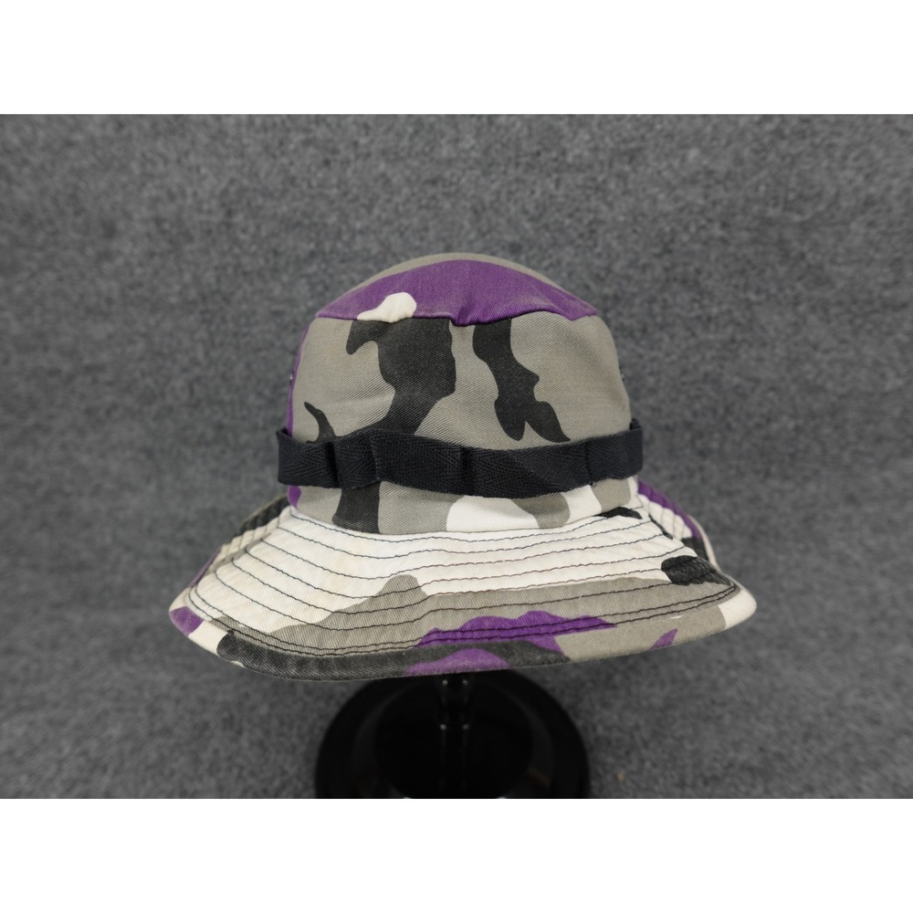 Military Surplus Boonie Hat Unisex XS Purple Camo Good‎ Tactical Sun Bucket Hat